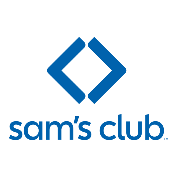 Sam's Club logo with blue text on a white background